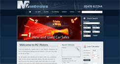 Desktop Screenshot of m2-motors.co.uk